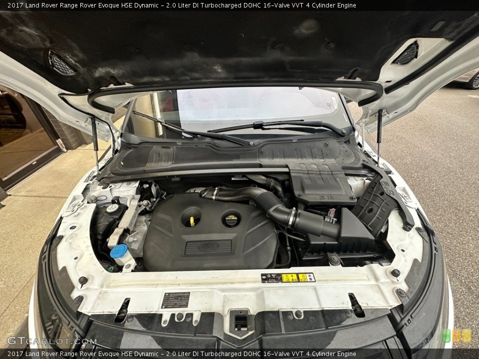 2.0 Liter DI Turbocharged DOHC 16-Valve VVT 4 Cylinder 2017 Land Rover Range Rover Evoque Engine