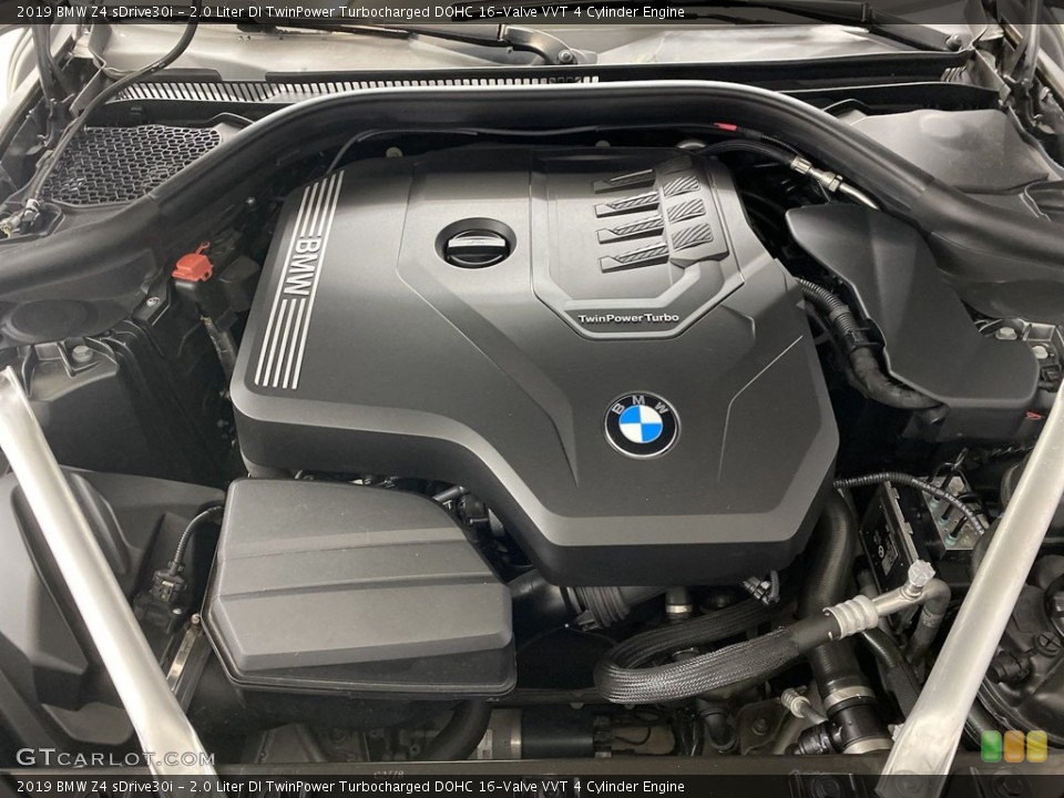 2.0 Liter DI TwinPower Turbocharged DOHC 16-Valve VVT 4 Cylinder 2019 BMW Z4 Engine