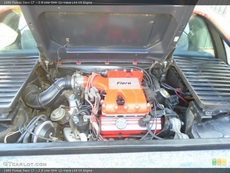 2.8 Liter OHV 12-Valve L44 V6 Engine for the 1986 Pontiac Fiero #145511721