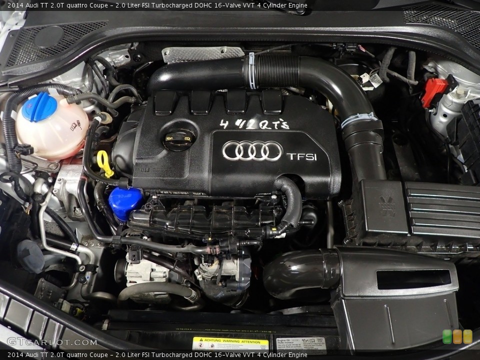 2.0 Liter FSI Turbocharged DOHC 16-Valve VVT 4 Cylinder 2014 Audi TT Engine