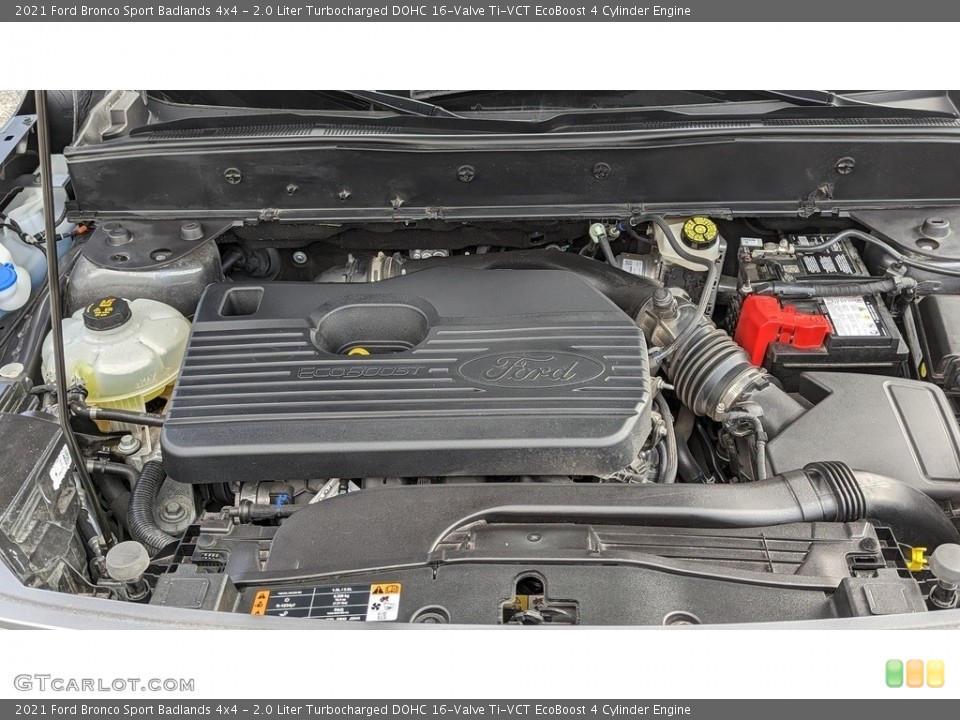 2.0 Liter Turbocharged DOHC 16-Valve Ti-VCT EcoBoost 4 Cylinder 2021 Ford Bronco Sport Engine