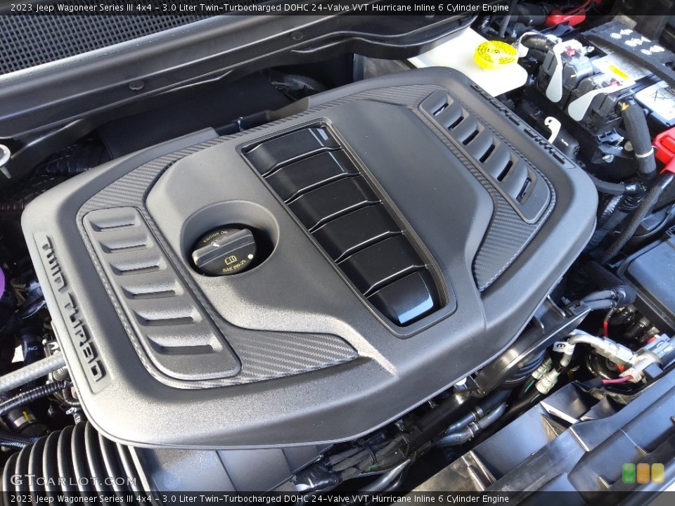 3.0 Liter Twin-Turbocharged DOHC 24-Valve VVT Hurricane Inline 6 Cylinder Engine for the 2023 Jeep Wagoneer #145539934