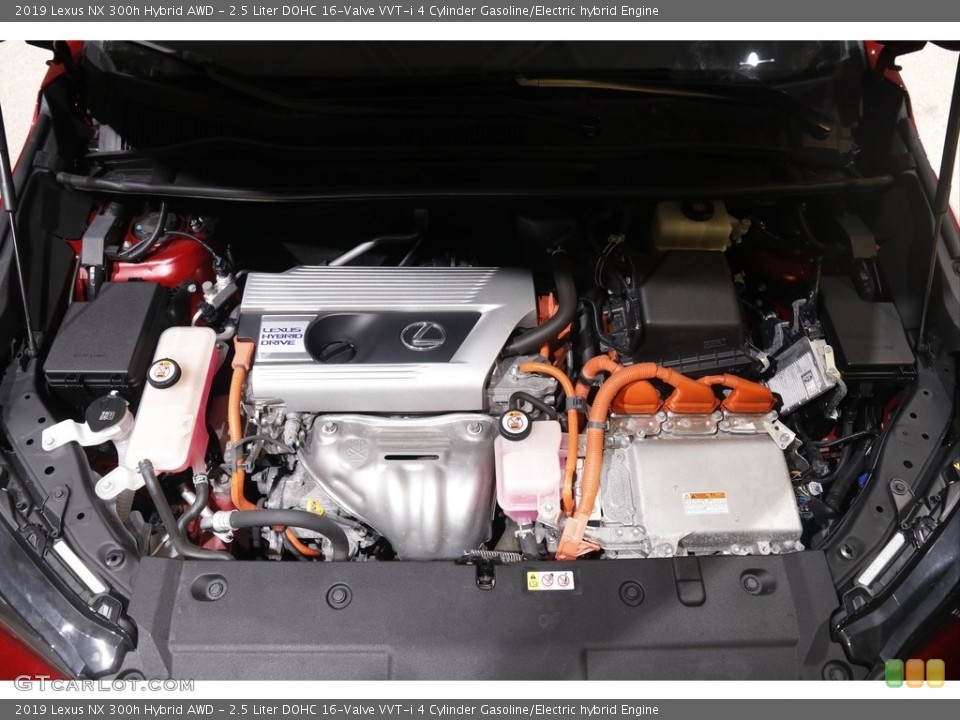 2.5 Liter DOHC 16-Valve VVT-i 4 Cylinder Gasoline/Electric hybrid 2019 Lexus NX Engine