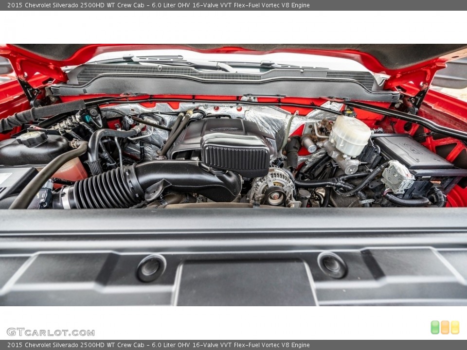 6.0 Liter OHV 16-Valve VVT Flex-Fuel Vortec V8 Engine for the 2015 Chevrolet Silverado 2500HD #145540933