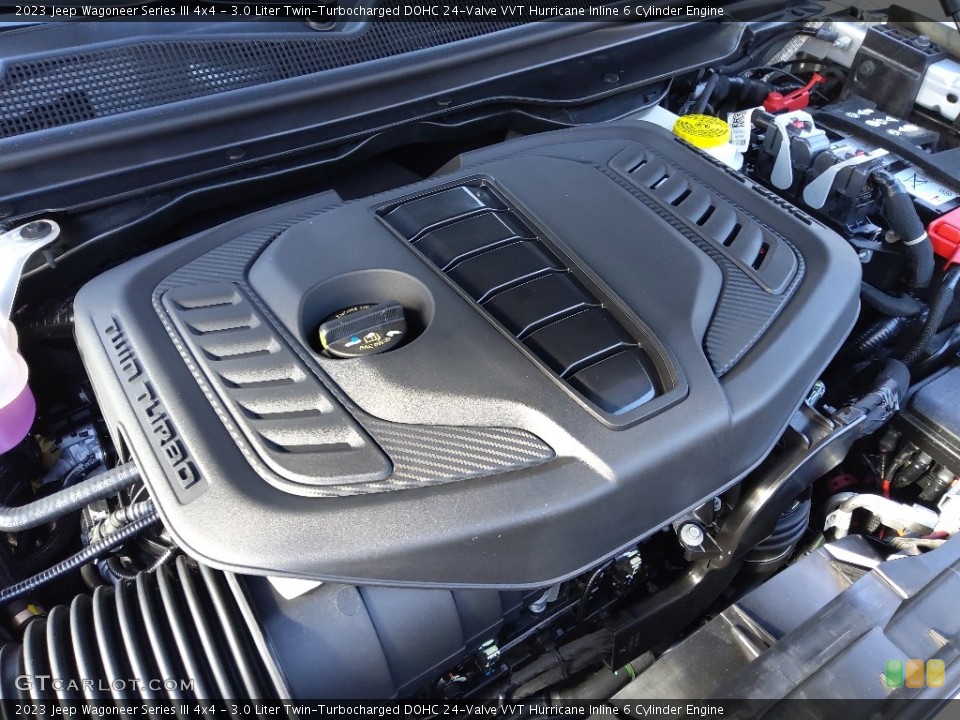 3.0 Liter Twin-Turbocharged DOHC 24-Valve VVT Hurricane Inline 6 Cylinder Engine for the 2023 Jeep Wagoneer #145542166