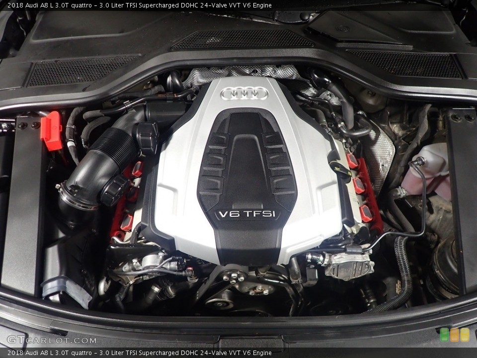 3.0 Liter TFSI Supercharged DOHC 24-Valve VVT V6 Engine for the 2018 Audi A8 #145547770