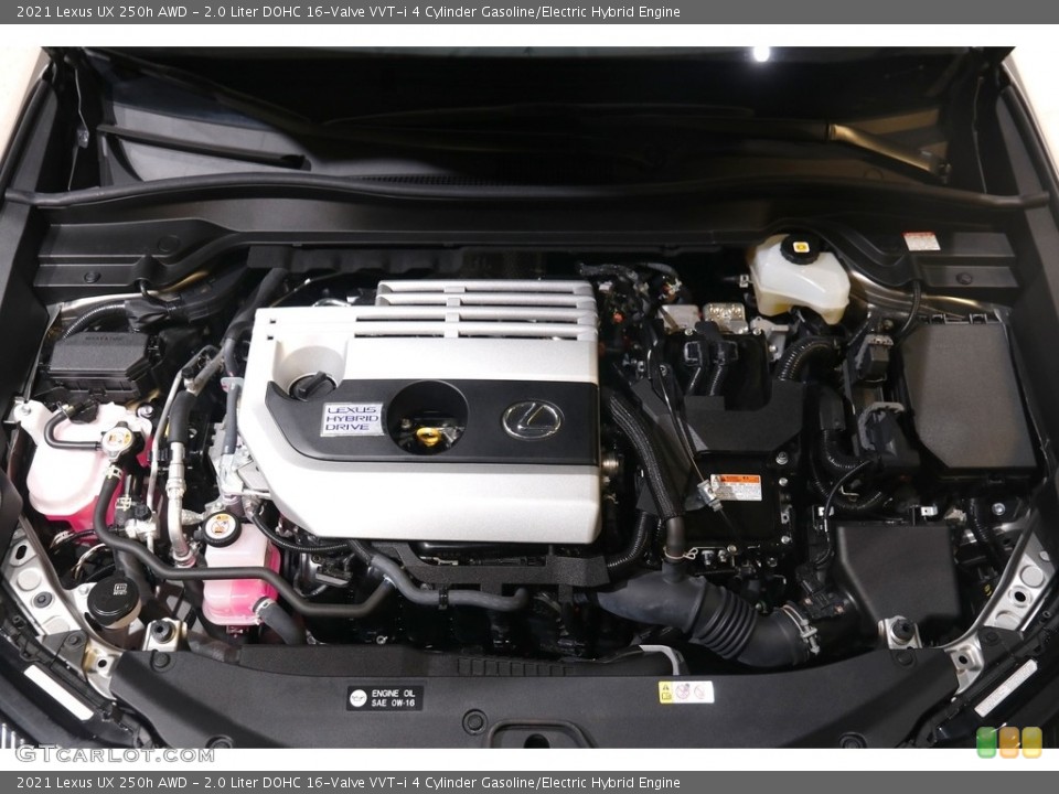 2.0 Liter DOHC 16-Valve VVT-i 4 Cylinder Gasoline/Electric Hybrid 2021 Lexus UX Engine