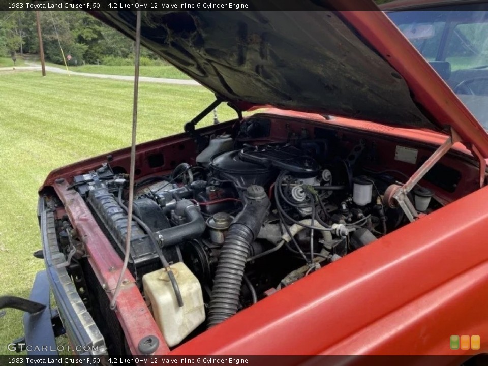 4.2 Liter OHV 12-Valve Inline 6 Cylinder Engine for the 1983 Toyota Land Cruiser #145553795