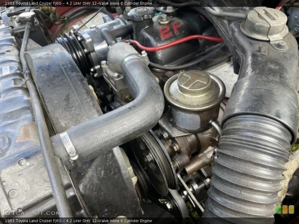 4.2 Liter OHV 12-Valve Inline 6 Cylinder Engine for the 1983 Toyota Land Cruiser #145553801