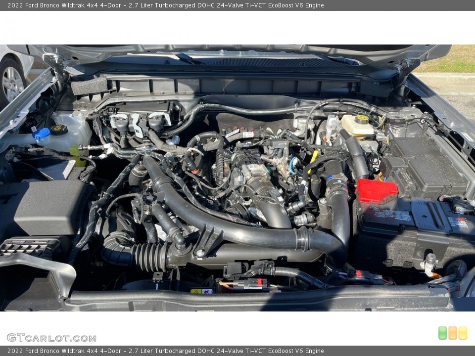 2.7 Liter Turbocharged DOHC 24-Valve Ti-VCT EcoBoost V6 Engine for the 2022 Ford Bronco #145554011