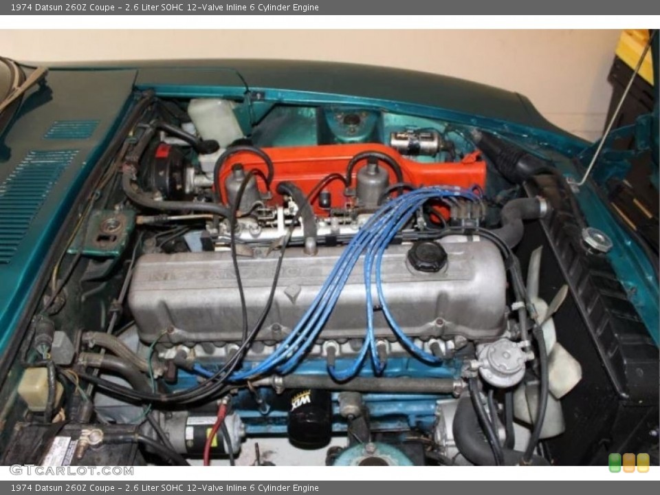 2.6 Liter SOHC 12-Valve Inline 6 Cylinder Engine for the 1974 Datsun 260Z #145566344