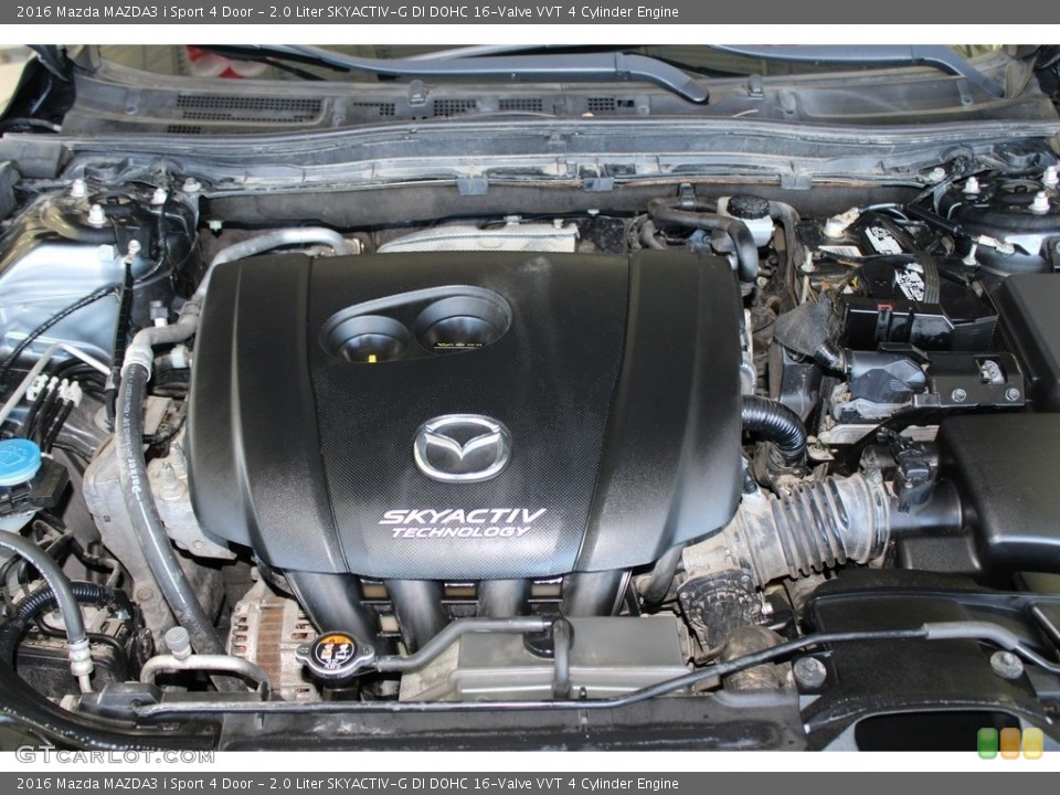 2.0 Liter SKYACTIV-G DI DOHC 16-Valve VVT 4 Cylinder 2016 Mazda MAZDA3 Engine