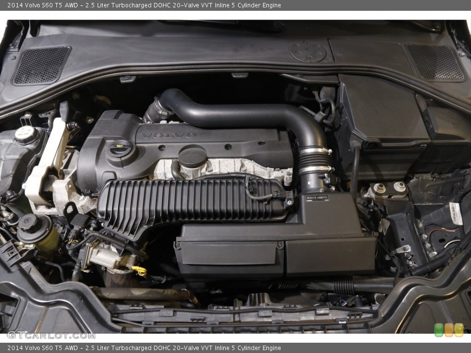 2.5 Liter Turbocharged DOHC 20-Valve VVT Inline 5 Cylinder Engine for the 2014 Volvo S60 #145582973