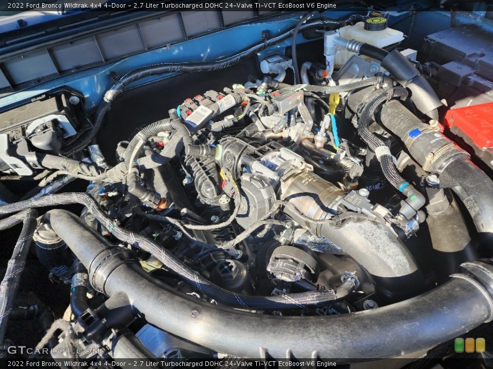 2.7 Liter Turbocharged DOHC 24-Valve Ti-VCT EcoBoost V6 Engine for the 2022 Ford Bronco #145584818