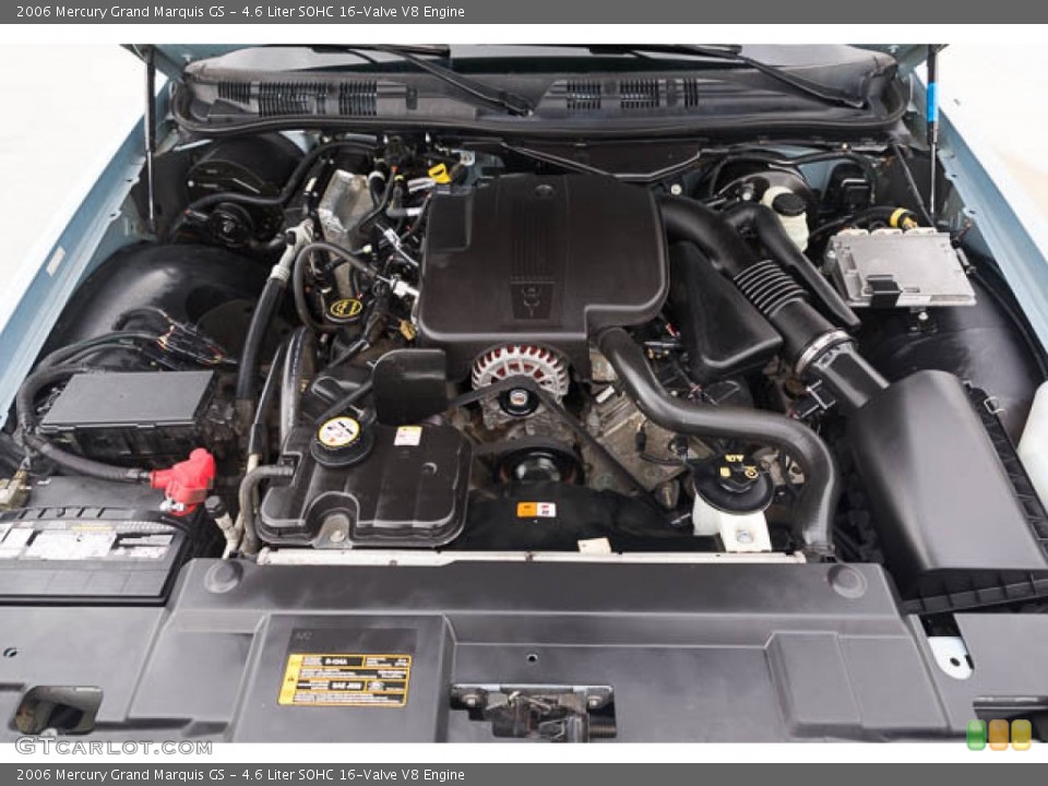 4.6 Liter SOHC 16-Valve V8 2006 Mercury Grand Marquis Engine