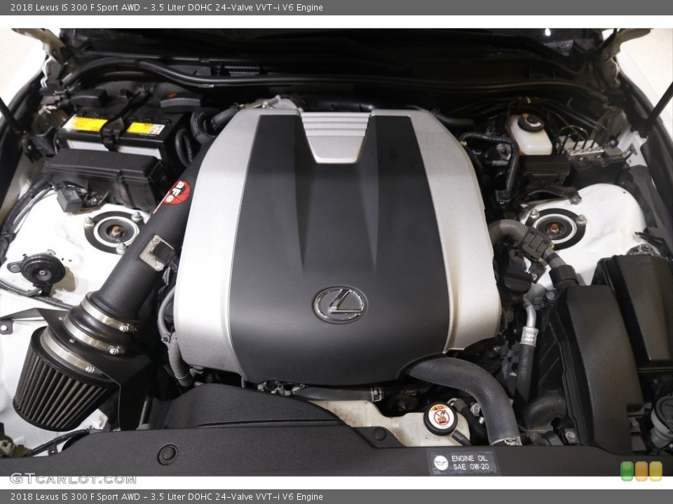 3.5 Liter DOHC 24-Valve VVT-i V6 2018 Lexus IS Engine