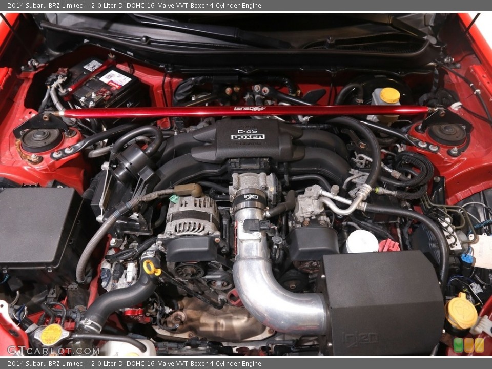 2.0 Liter DI DOHC 16-Valve VVT Boxer 4 Cylinder 2014 Subaru BRZ Engine