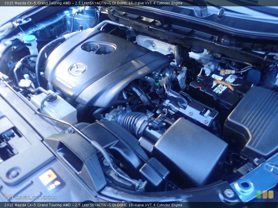 2.5 Liter SKYACTIV-G DI DOHC 16-Valve VVT 4 Cylinder 2015 Mazda CX-5 Engine