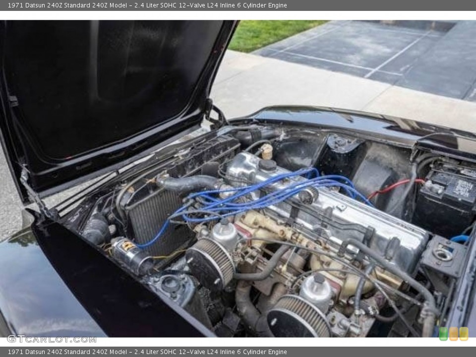 2.4 Liter SOHC 12-Valve L24 Inline 6 Cylinder 1971 Datsun 240Z Engine