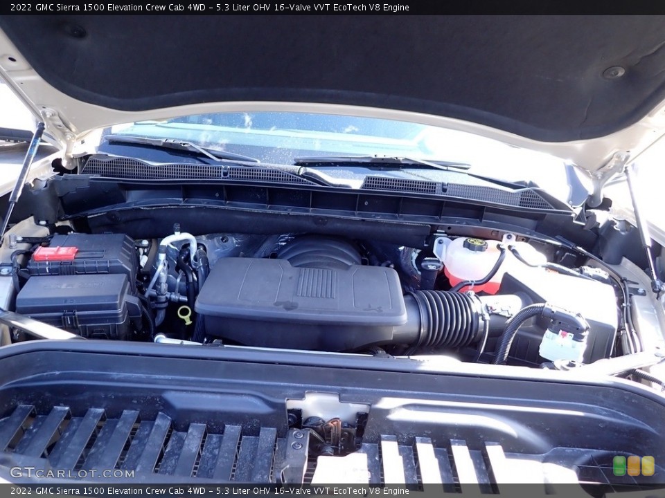 5.3 Liter OHV 16-Valve VVT EcoTech V8 2022 GMC Sierra 1500 Engine