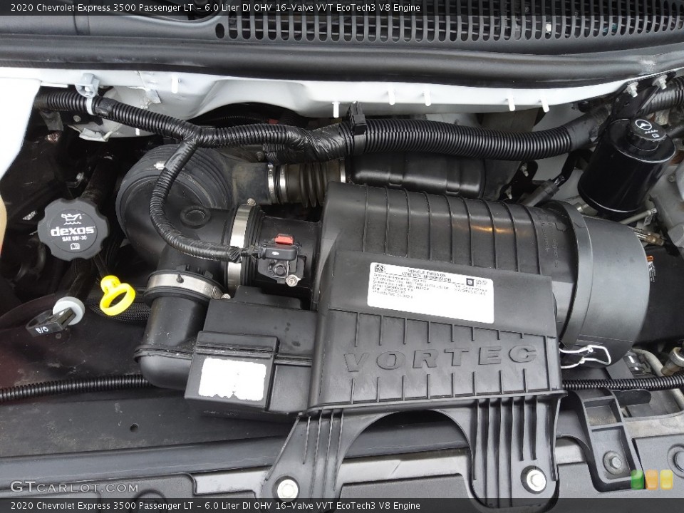 6.0 Liter DI OHV 16-Valve VVT EcoTech3 V8 2020 Chevrolet Express Engine