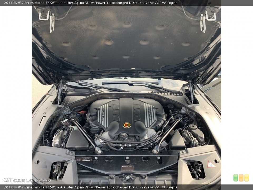 4.4 Liter Alpina DI TwinPower Turbocharged DOHC 32-Valve VVT V8 2013 BMW 7 Series Engine