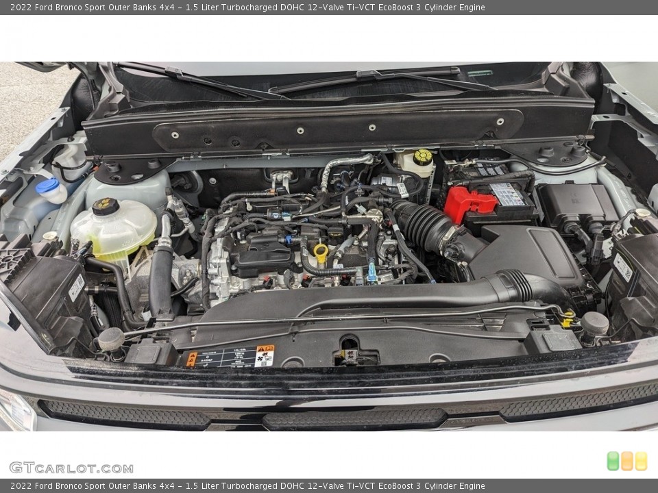 1.5 Liter Turbocharged DOHC 12-Valve Ti-VCT EcoBoost 3 Cylinder Engine for the 2022 Ford Bronco Sport #145709285