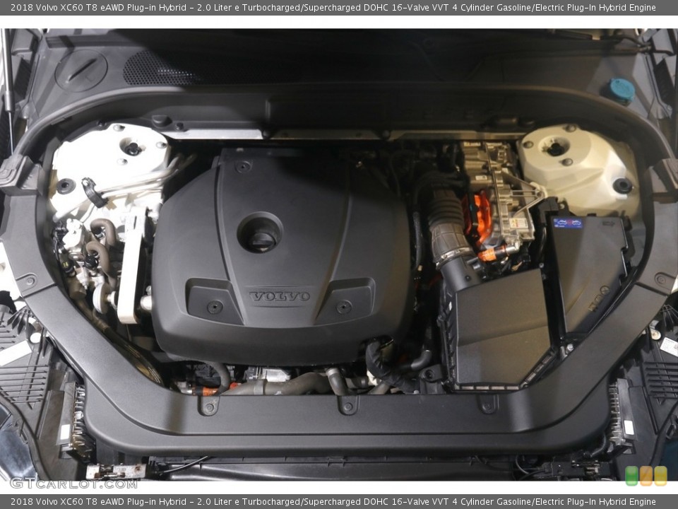 2.0 Liter e Turbocharged/Supercharged DOHC 16-Valve VVT 4 Cylinder Gasoline/Electric Plug-In Hybrid Engine for the 2018 Volvo XC60 #145710131