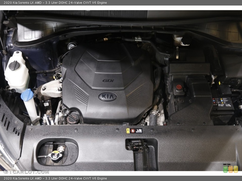 3.3 Liter DOHC 24-Valve CVVT V6 2020 Kia Sorento Engine