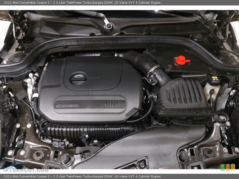 2.0 Liter TwinPower Turbocharged DOHC 16-Valve VVT 4 Cylinder 2021 Mini Convertible Engine