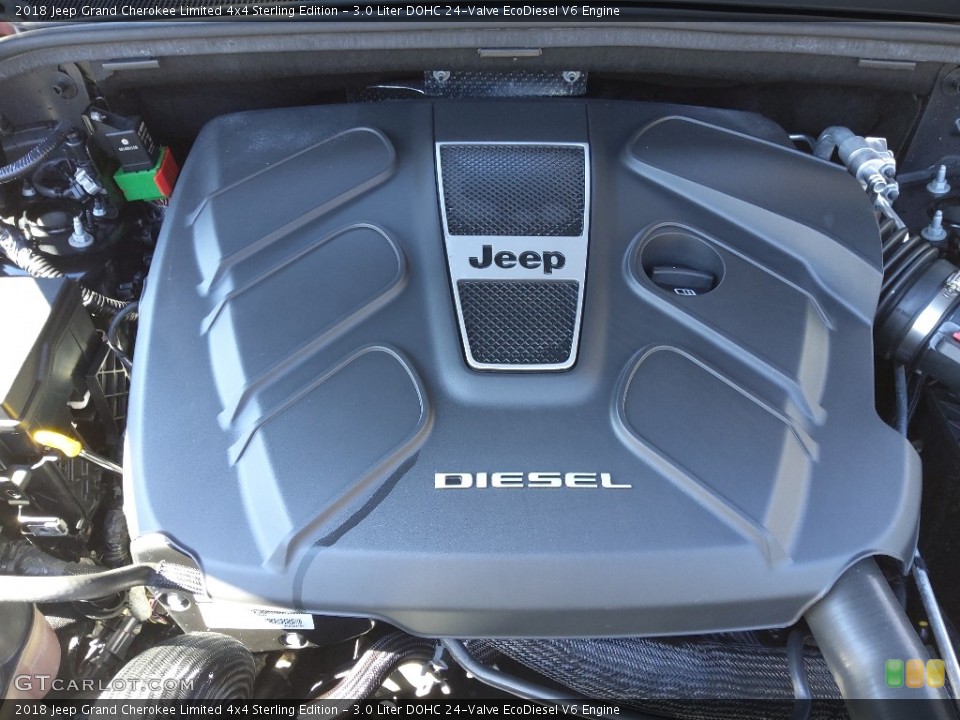 3.0 Liter DOHC 24-Valve EcoDiesel V6 2018 Jeep Grand Cherokee Engine