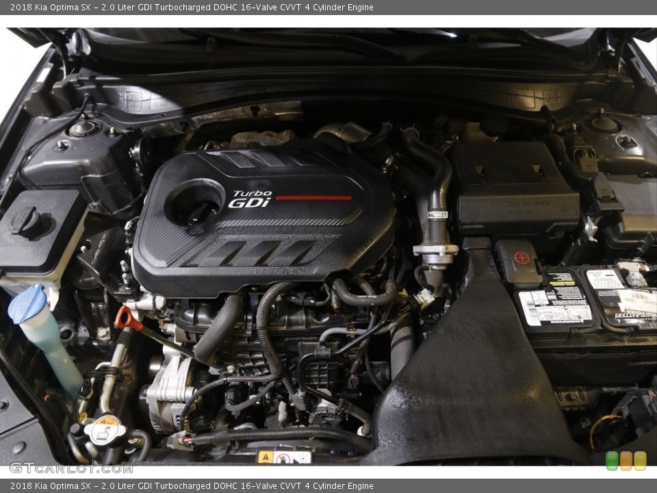 2.0 Liter GDI Turbocharged DOHC 16-Valve CVVT 4 Cylinder 2018 Kia Optima Engine