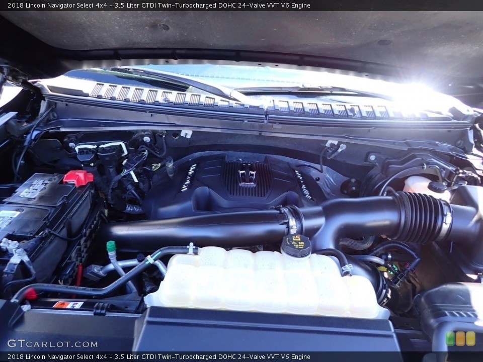 3.5 Liter GTDI Twin-Turbocharged DOHC 24-Valve VVT V6 Engine for the 2018 Lincoln Navigator #145818113