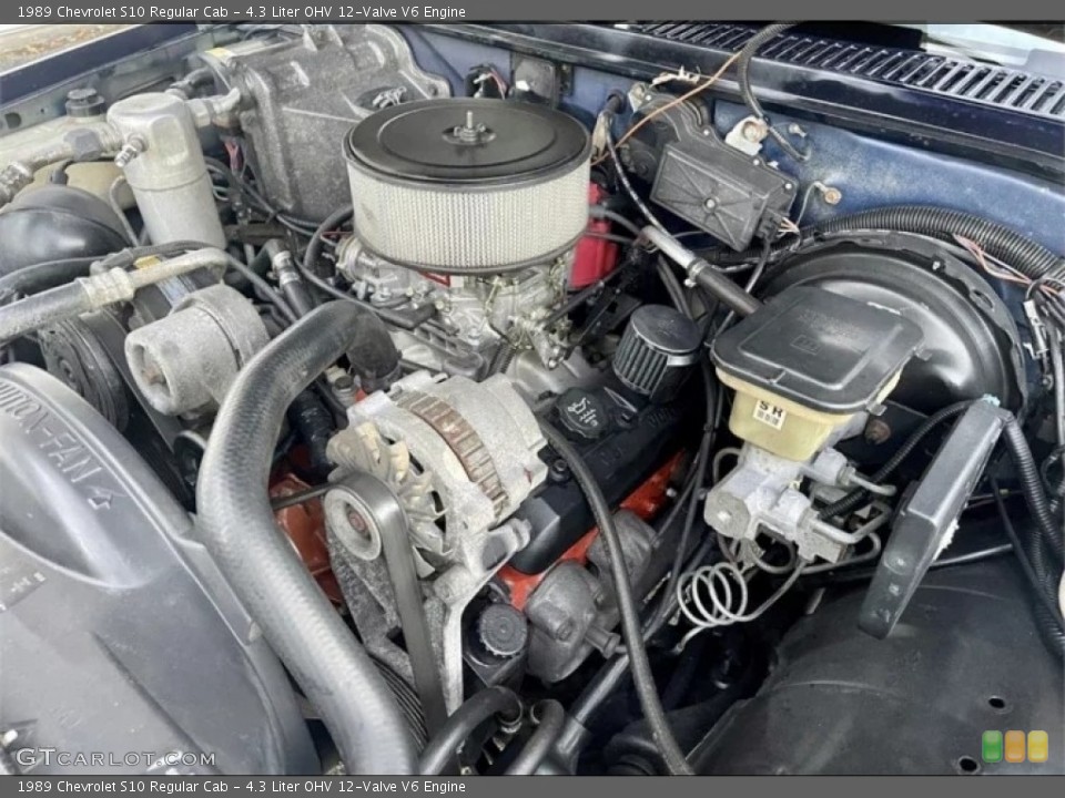 4.3 Liter OHV 12-Valve V6 Engine for the 1989 Chevrolet S10 #145820348