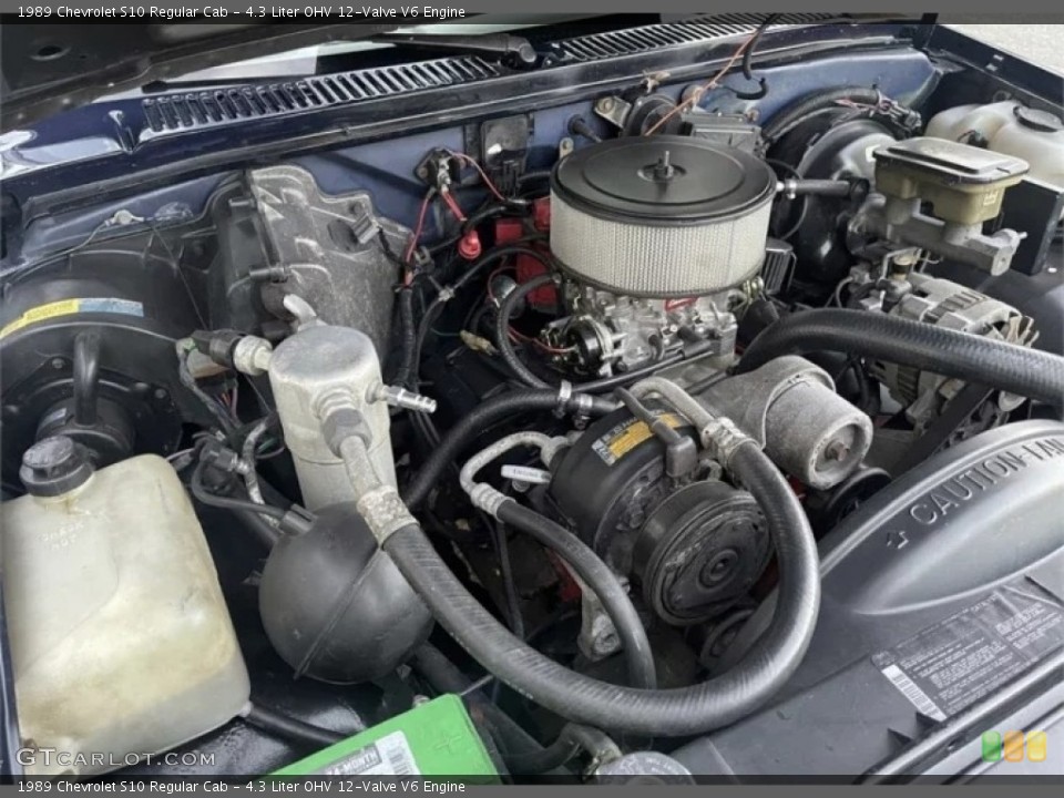 4.3 Liter OHV 12-Valve V6 Engine for the 1989 Chevrolet S10 #145820369