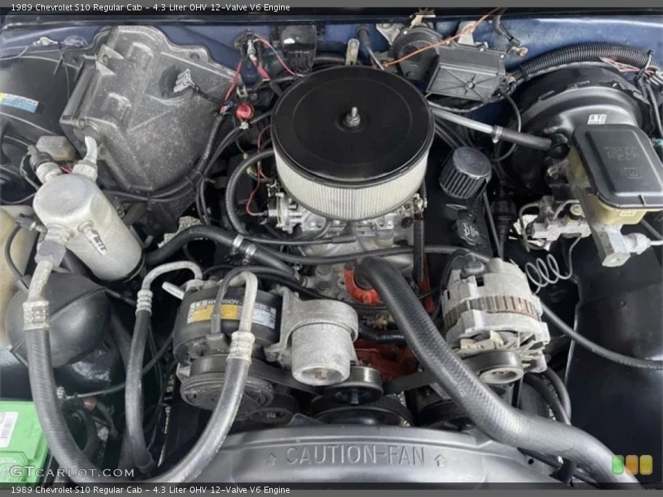 4.3 Liter OHV 12-Valve V6 Engine for the 1989 Chevrolet S10 #145820390