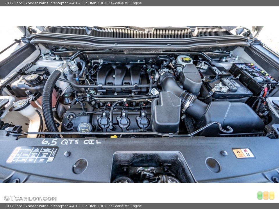 3.7 Liter DOHC 24-Valve V6 Engine for the 2017 Ford Explorer #145833963