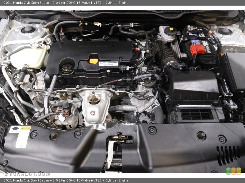 2.0 Liter DOHC 16-Valve i-VTEC 4 Cylinder Engine for the 2021 Honda Civic #145836195