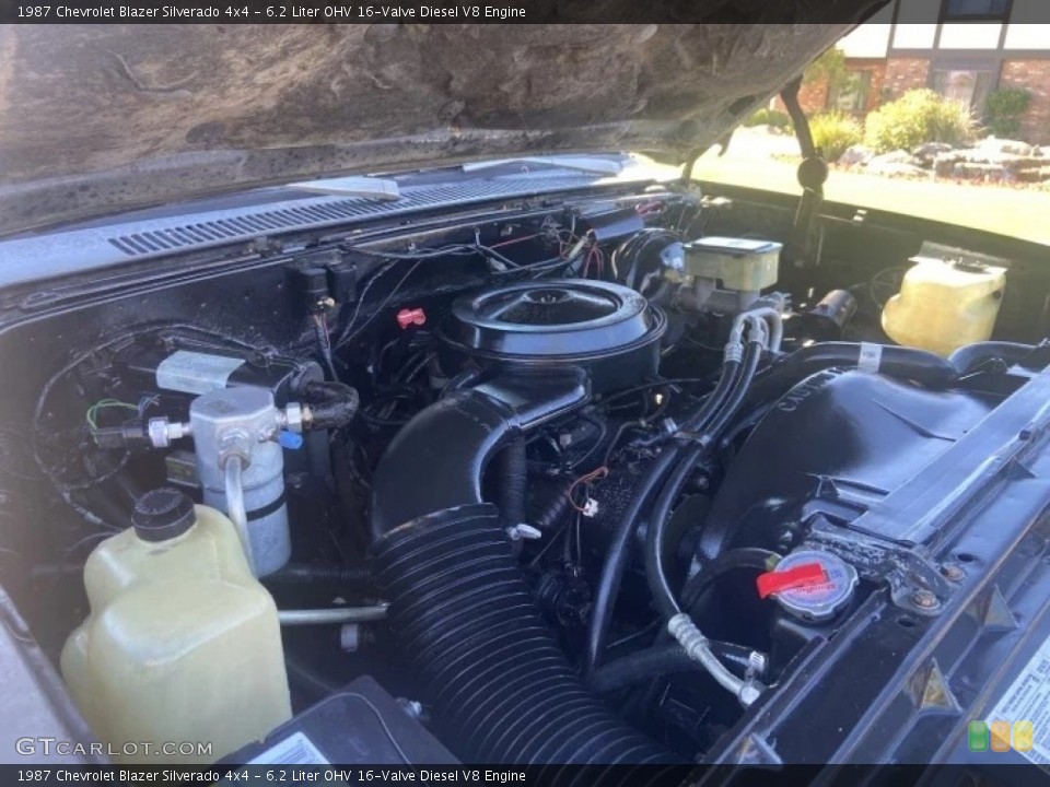 6.2 Liter OHV 16-Valve Diesel V8 Engine for the 1987 Chevrolet Blazer #145838988