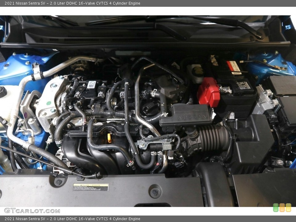 2.0 Liter DOHC 16-Valve CVTCS 4 Cylinder 2021 Nissan Sentra Engine