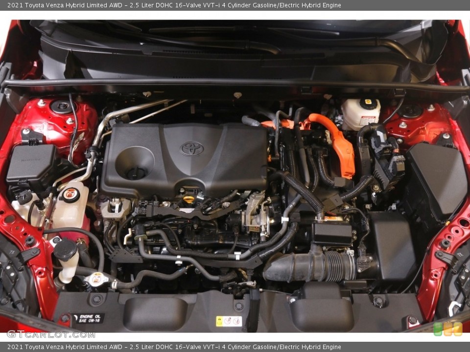 2.5 Liter DOHC 16-Valve VVT-i 4 Cylinder Gasoline/Electric Hybrid 2021 Toyota Venza Engine