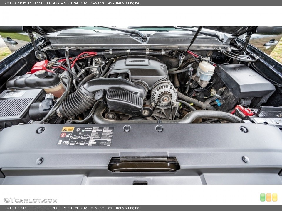 5.3 Liter OHV 16-Valve Flex-Fuel V8 2013 Chevrolet Tahoe Engine