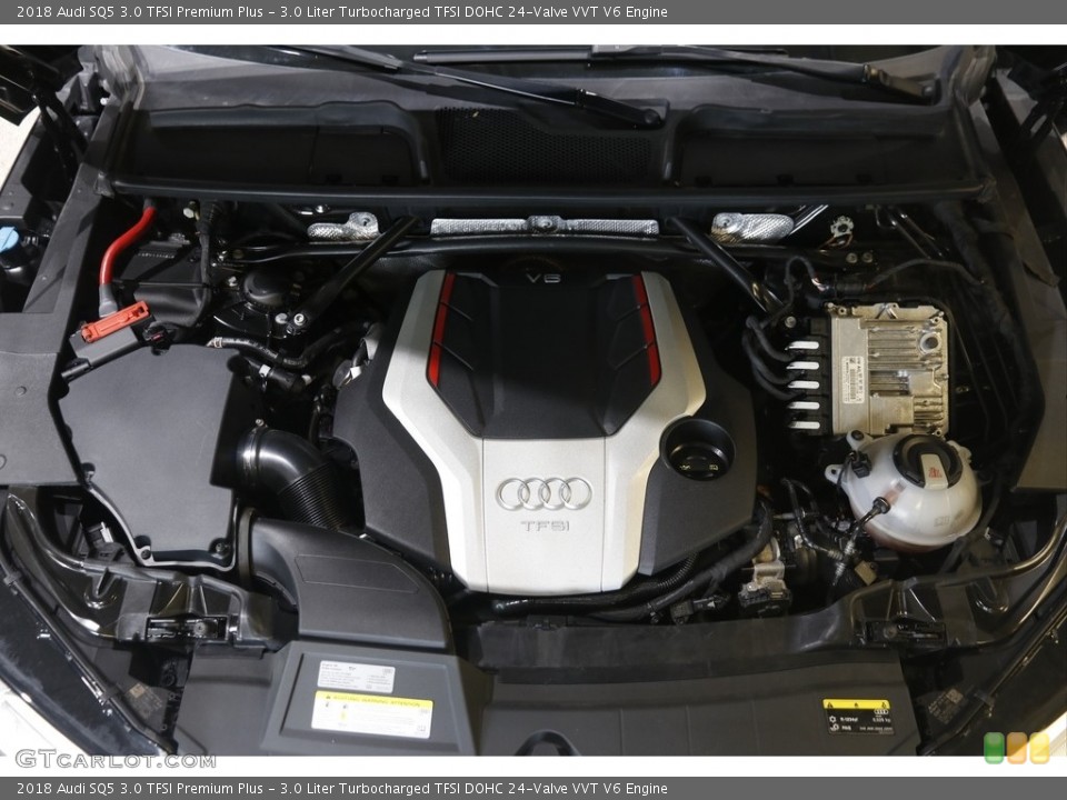 3.0 Liter Turbocharged TFSI DOHC 24-Valve VVT V6 2018 Audi SQ5 Engine