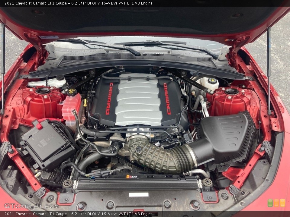 6.2 Liter DI OHV 16-Valve VVT LT1 V8 2021 Chevrolet Camaro Engine