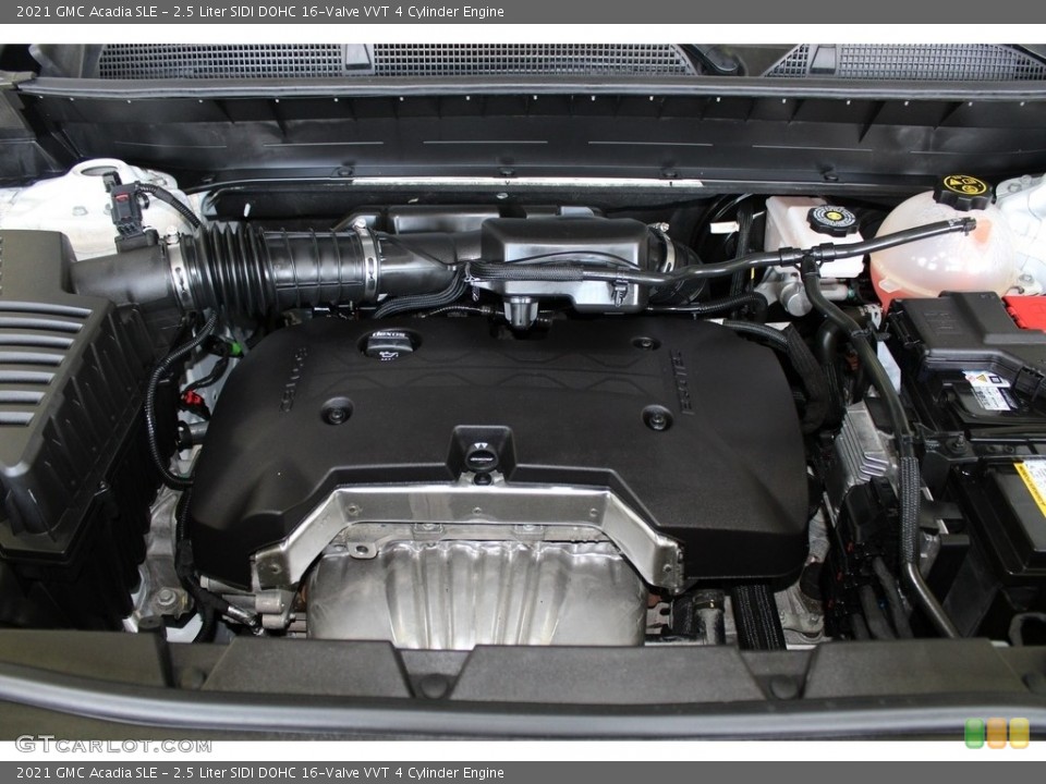 2.5 Liter SIDI DOHC 16-Valve VVT 4 Cylinder 2021 GMC Acadia Engine