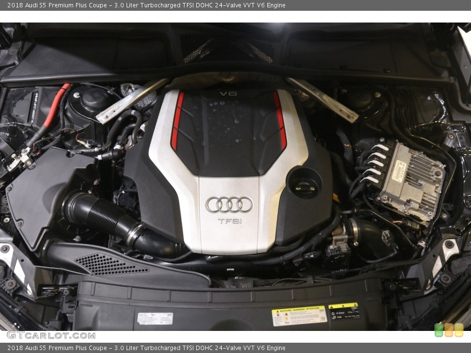 3.0 Liter Turbocharged TFSI DOHC 24-Valve VVT V6 Engine for the 2018 Audi S5 #145966924