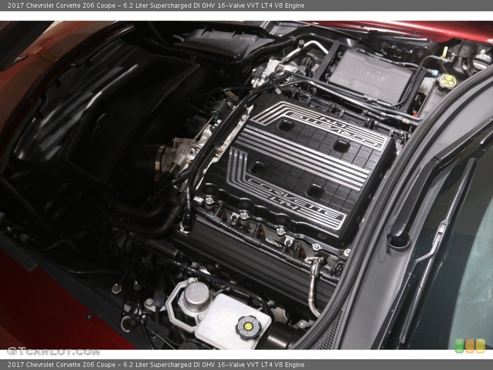 6.2 Liter Supercharged DI OHV 16-Valve VVT LT4 V8 2017 Chevrolet Corvette Engine