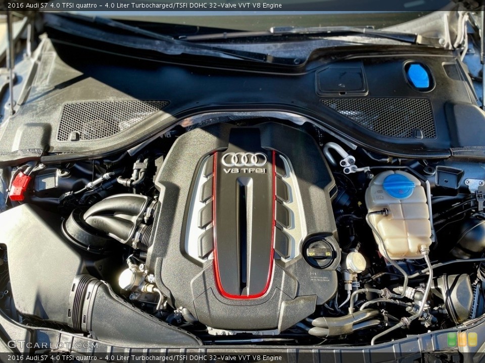 4.0 Liter Turbocharged/TSFI DOHC 32-Valve VVT V8 2016 Audi S7 Engine