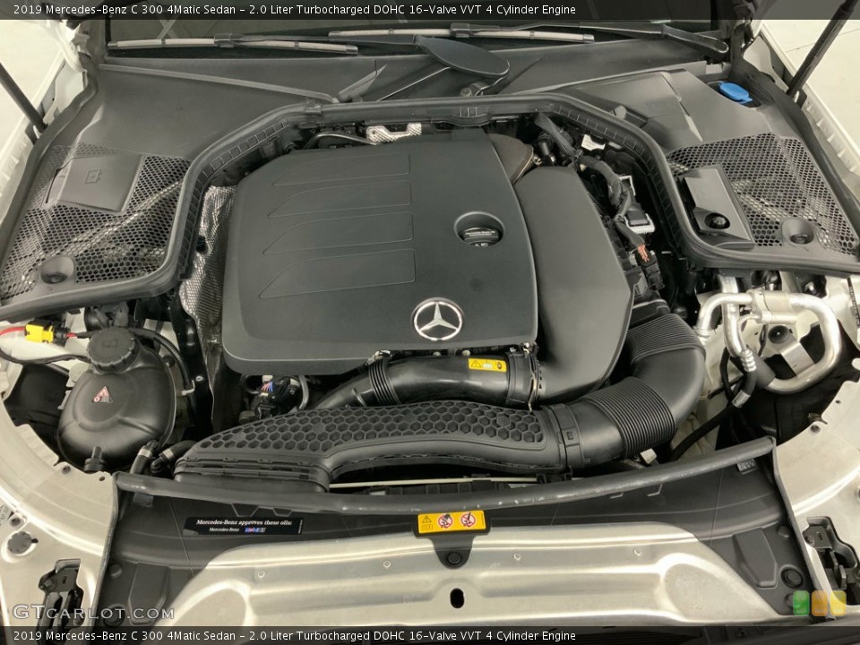 2.0 Liter Turbocharged DOHC 16-Valve VVT 4 Cylinder 2019 Mercedes-Benz C Engine