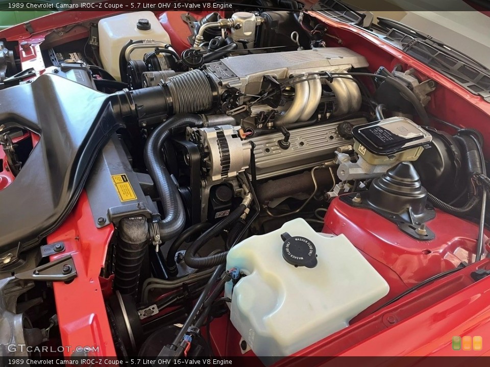 5.7 Liter OHV 16-Valve V8 Engine for the 1989 Chevrolet Camaro #145994559